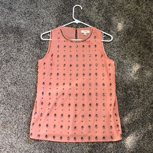 Peach beaded tank!